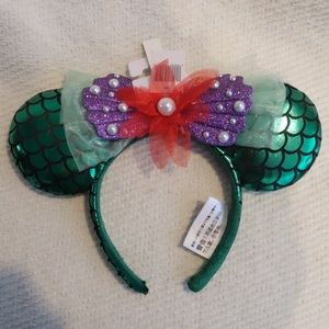 Disney Ariel Mermaid Scale Mickey Ears